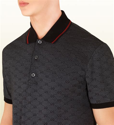 gucci grey polo